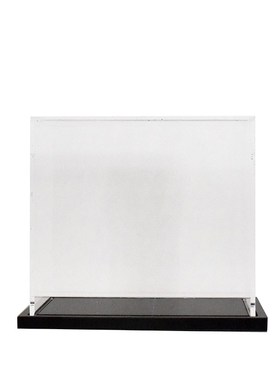 现代简约亚克力防尘罩摆件大理石底座家居装饰透明工艺展示盒摆设