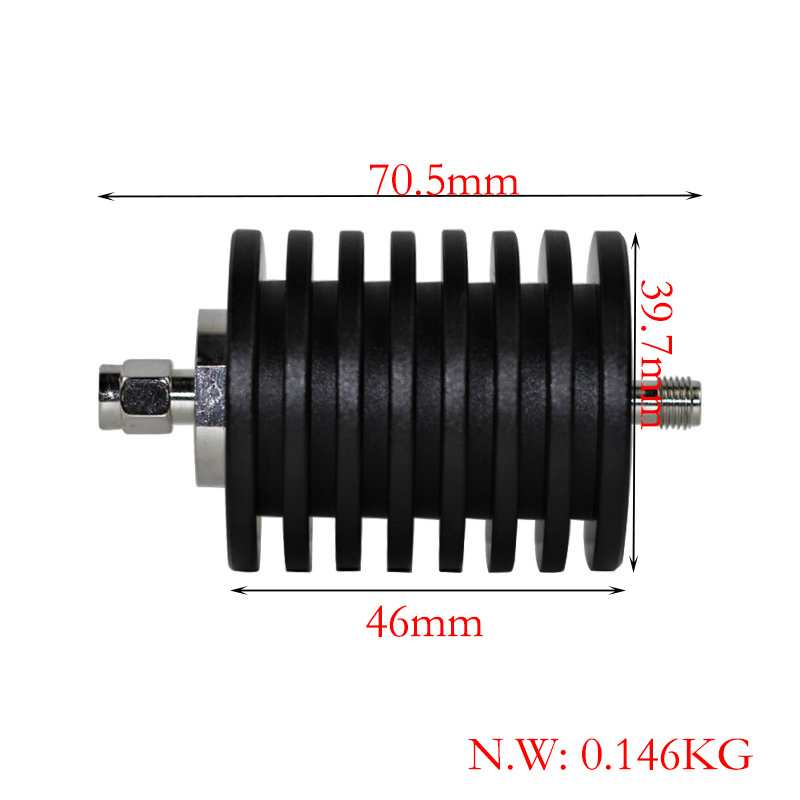频率DC-4GHz 25W SMA 射频衰减器40db 30db 20db 10db 50欧 现货