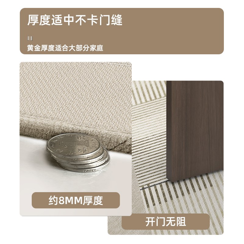 耐脏吸尘入户门地垫家用现代简约进门地垫可定制防滑脚踏垫玄关垫