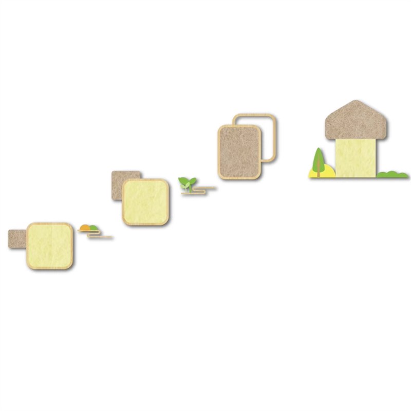 幼儿园环创楼梯间走廊过道墙面装饰文化墙简约风蘑菇童趣楼梯