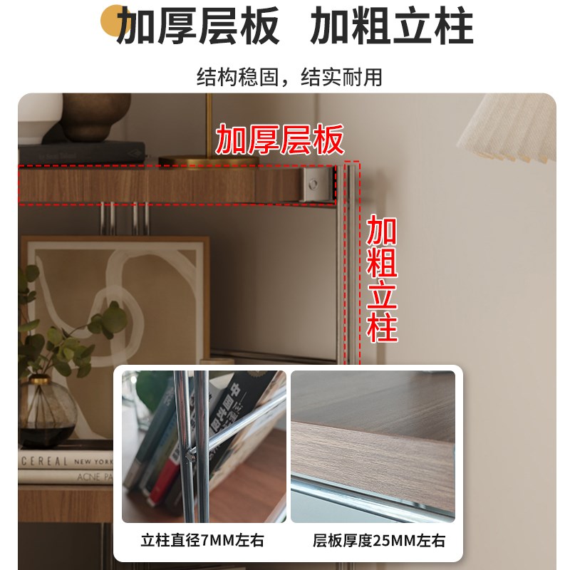 转角架货架置物架多层书架落地多功能厨房客厅阳台拐角夹缝收纳架