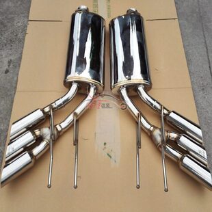 G500 G550 G55 G63改装排气管 不锈钢M鼓双边6出跑车声浪动力