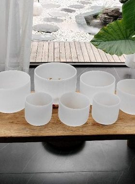 工厂供货 专业A级准音 432hz 水晶钵颂钵 石英水晶碗钵