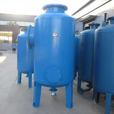换热站地下水空调除砂分离器立式扩容过滤器一次二次网旋流除污器