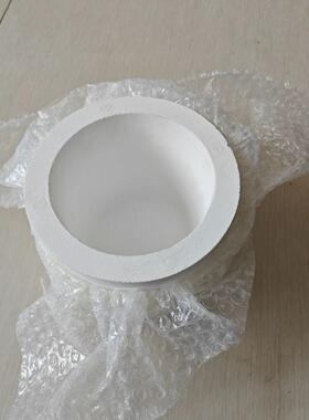 熔融石英坩埚外径155mm,高度130mm,壁厚20mm耐温1700℃
