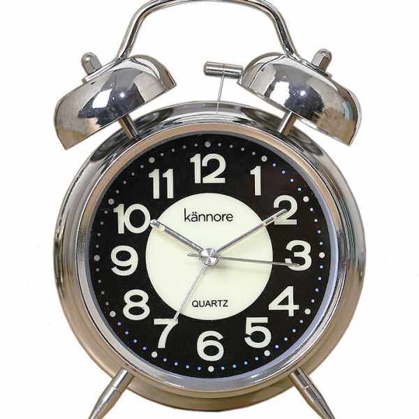 S588起床困难户懒人床头闹钟表变态超大声夜灯光静音学生金属复古