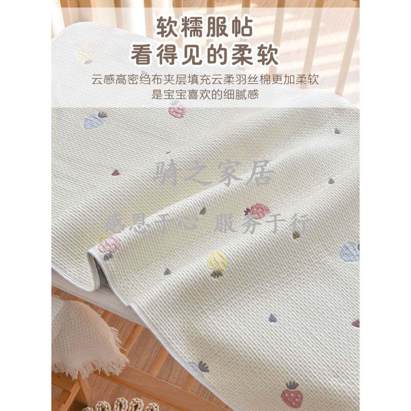 新生婴儿床单纯棉a类宝宝四季床笠幼儿园儿童床垫保护套床罩
