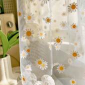 法式 层一36体透光不双透人奶油半风卧室飘纱帘田园窗网纱碎花门帘