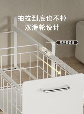 yF767J7STt厨房抽拉式水下置物纳架橱柜改抽屉拉篮碗盘分x隔收柜