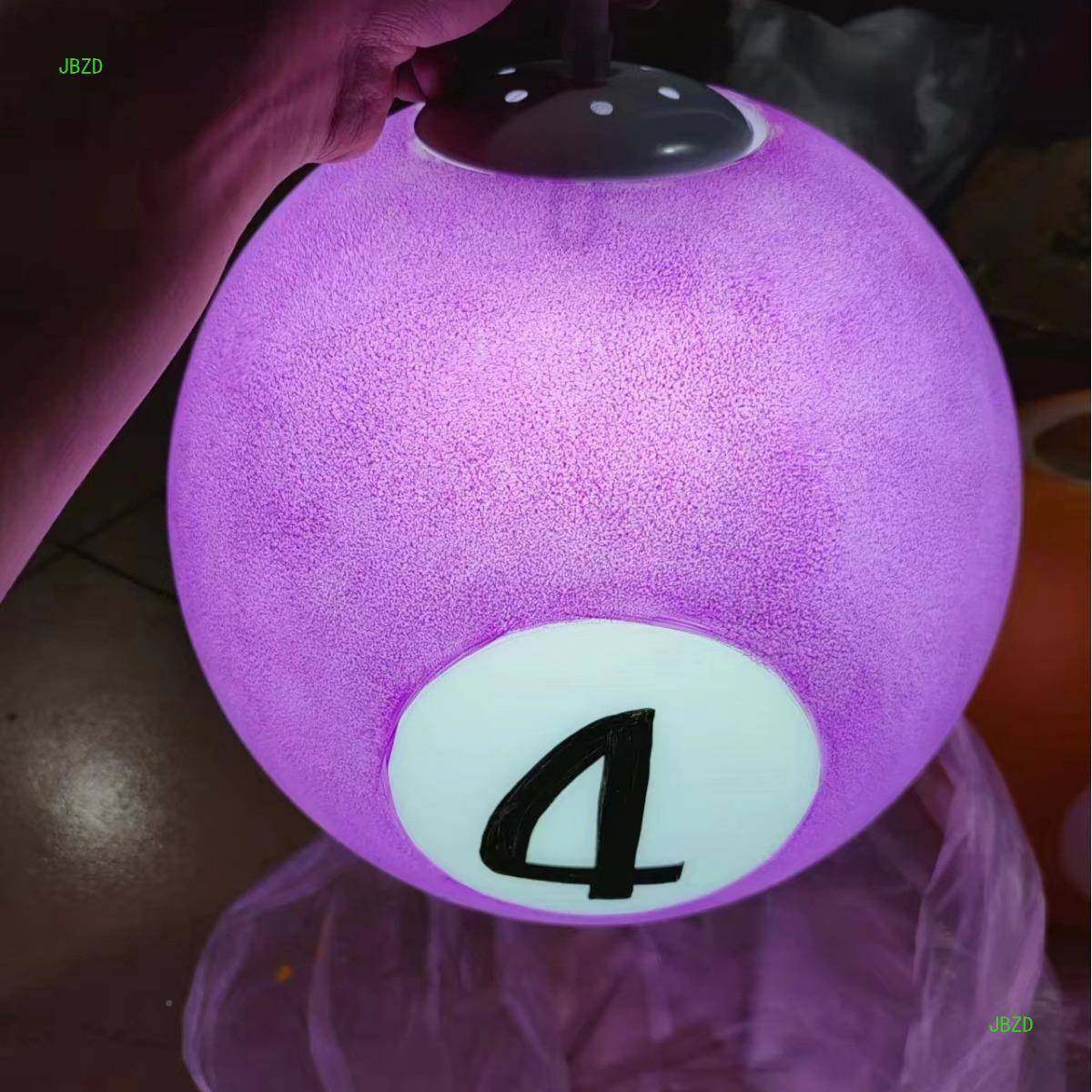 台台球氛围厅桌球室健身球房装饰球形吊灯台灯球桌台505球室圆球