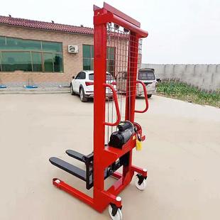 半电动堆高型车2吨1吨半自动叉高车小轻装 卸型升降741堆高机堆车