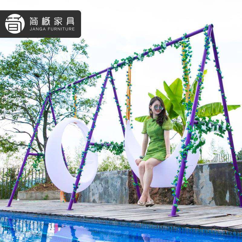 户外网红卡秋千庭秋院夜光吊椅摇摇小区民宿度假村打椅发DFZ光月,饰品/流行首饰/时尚饰品新,其他DIY饰品配件,淘宝优惠券,粉丝福利购,淘宝优惠卷