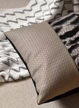 样板房抱奢VNB简约现代软装沙发轻客厅垫方枕样板间枕靠酒店抱枕