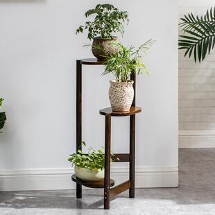 阳台花架实HJ木内多层室客落地多肉厅花萝台绿花盆架置物架