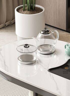 小户岩型茶桌茶台板代简现约小茶桌轻DNR网红泡茶奢桌一体一整套