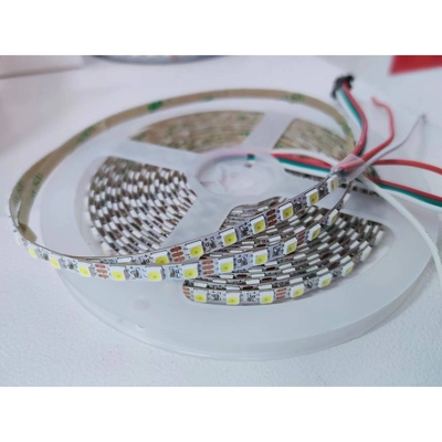 LED灯带 WS2812B 3535 120灯 幻彩软灯带 5V 板宽5mm 白光6500k