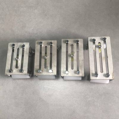 电动平移门庭中装可调固防撞365定位夹轮201不锈耐钢门尼龙院磨推