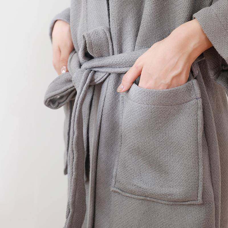 晴云轻漾新款纱软布袍季男女柔浴衣长款男吸水速夏干情侣款浴通款