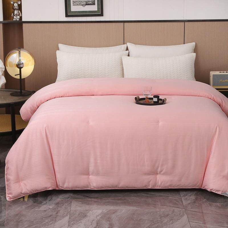 2桑25新款全棉缎条丝蚕被1000蚕丝被XUB春秋被双人被芯被子,床上用品,蚕丝被,淘宝优惠券,粉丝福利购,淘宝优惠卷