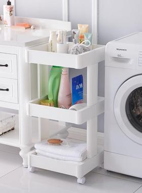 料日收式塑置物架卫架生间厨房客厅FPF浴室纳三层四层果蔬收纳储