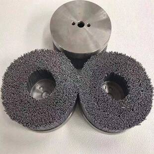 磨料抛光浇丝刷面研磨圆盘刷2汽车零部件平去毛刺注端面刷