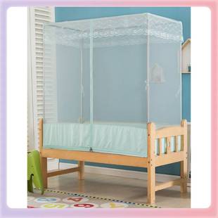 3YK儿童床蚊帐1米单人0.7学生0.9寝室0.8定 做小床拼床加宽床拉链