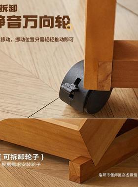 实木纳多层地式置物架厨房落地蔬落菜家SDN用客餐厅厅杂物书收架