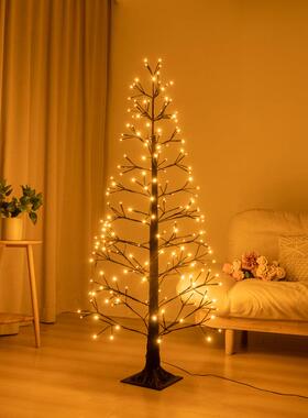 L装D仿真圣诞树圣诞节造景E房间布置灯庭院氛灯围饰暖色UTL调温馨