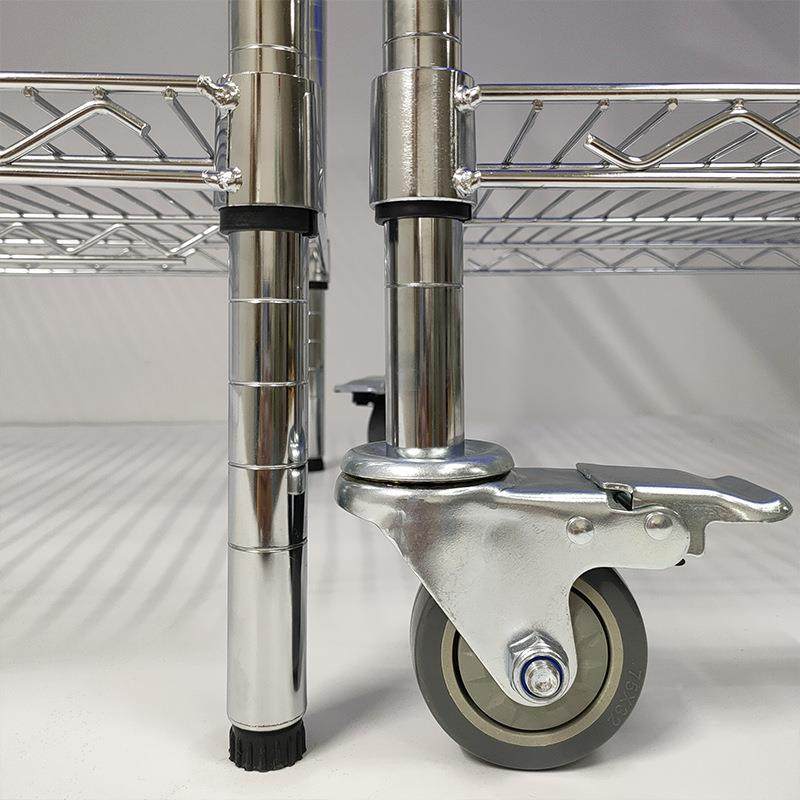 收纳车两层不锈钢仓架库置物01架货架子用家储间物架二层色花架阳,收纳整理,书桌收纳置物架,淘宝优惠券,粉丝福利购,淘宝优惠卷