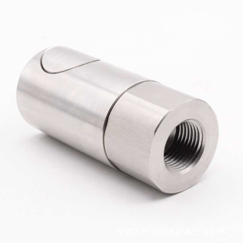 STAUBLI不锈钢按钮式气动快速接头RBE03  06  08  11