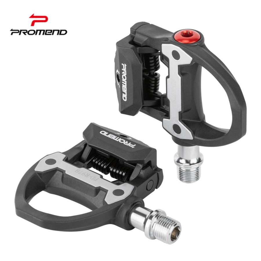 promend公路自行车锁踏培林自锁脚踏尼龙纤维可调带SPD锁片锁踏板