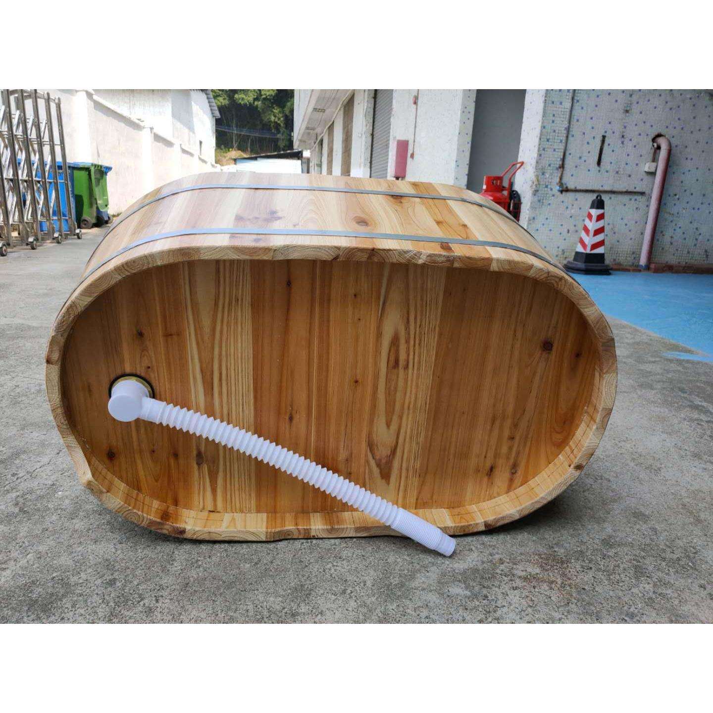 5ZV7成人泡澡木桶老人坐浴洗澡实木浴桶木质浴缸大人儿童沐浴