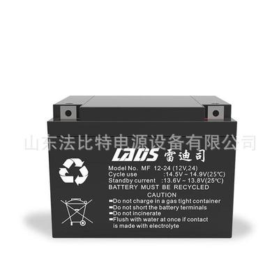 上海雷迪司蓄电池MF12-33免维护12V33AH机房应急储能设备