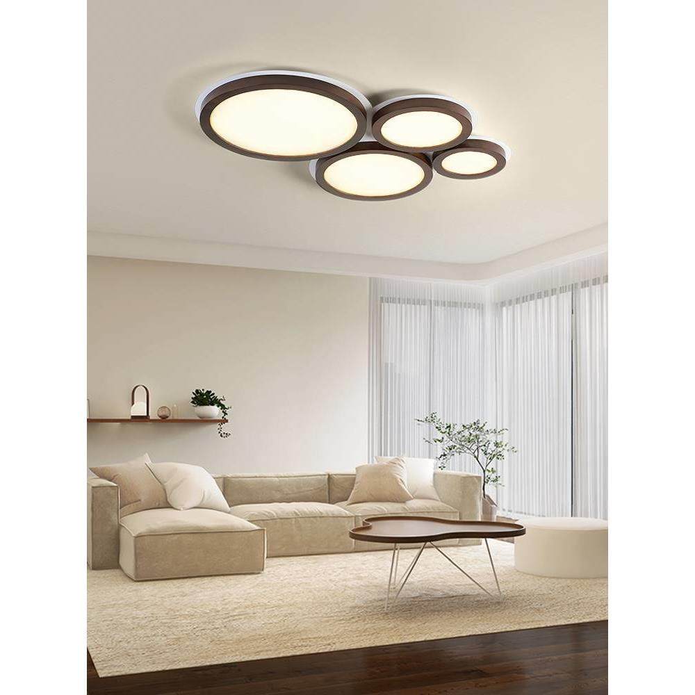 中山工厂直销极简北欧桃木色几何客厅灯LED吸顶灯大气日式实木简,电子元器件市场,其它元器件,淘宝优惠券,粉丝福利购,淘宝优惠卷