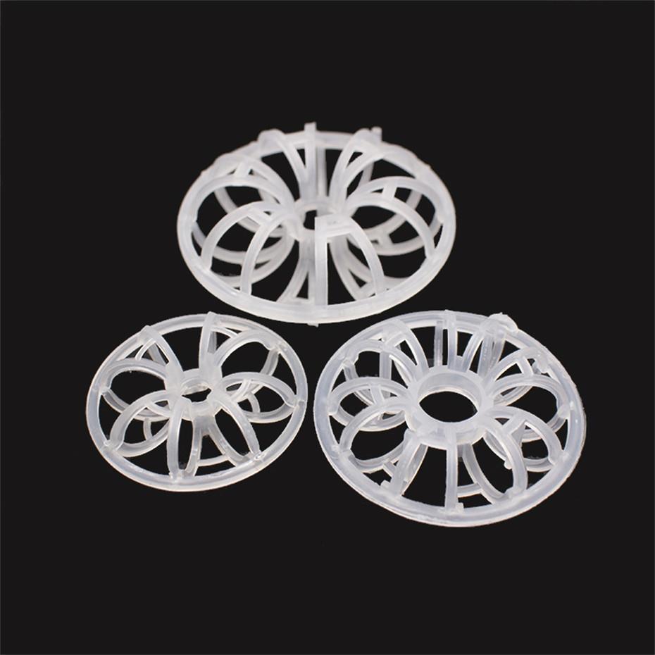 现货A型pp泰勒花环填料 气体洗涤净化喷淋塔带劲塑料泰勒花环