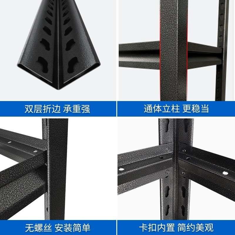 仓储货架家用置物架阳台落地多层收纳展示架杂物架承重货物铁架子
