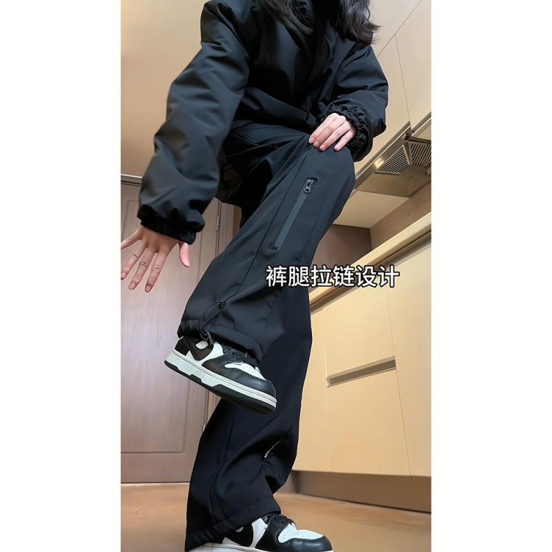 男款直筒软壳冲锋裤2025男款机能运动裤休闲高个子加长直筒夏季裤