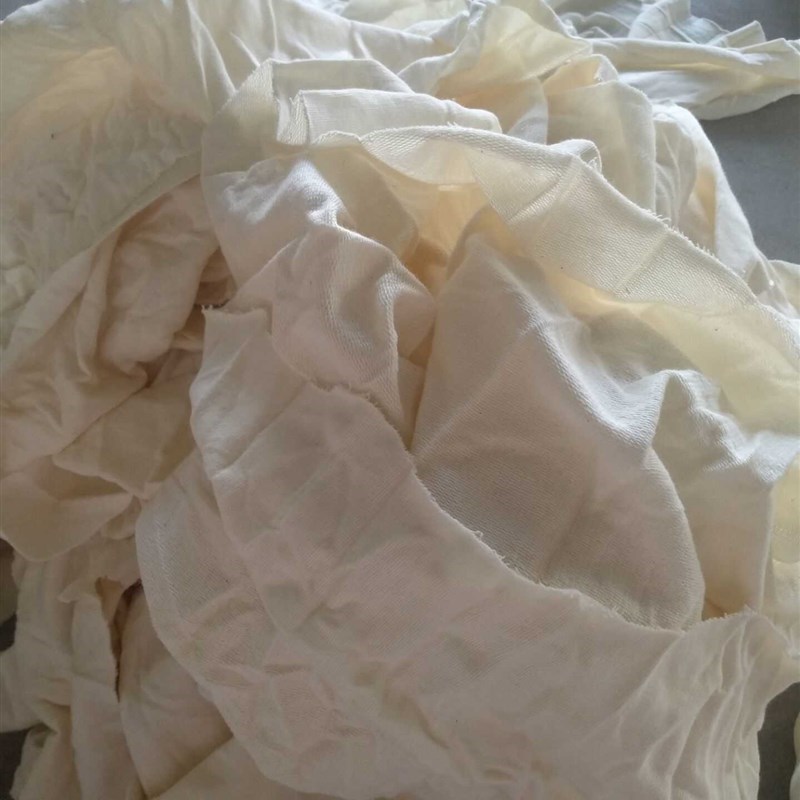 擦机布全棉白色抹布吸油汗衫布工业擦布白揩布V本白抹布大块布