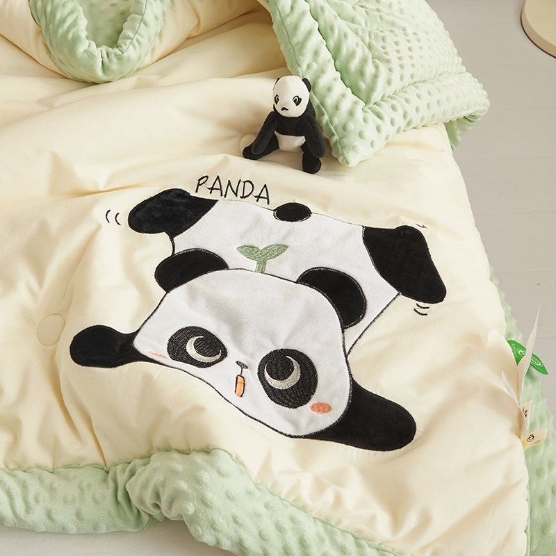 A类儿童被子被芯大豆纤维棉被幼儿园小被子单人豆豆被可水洗