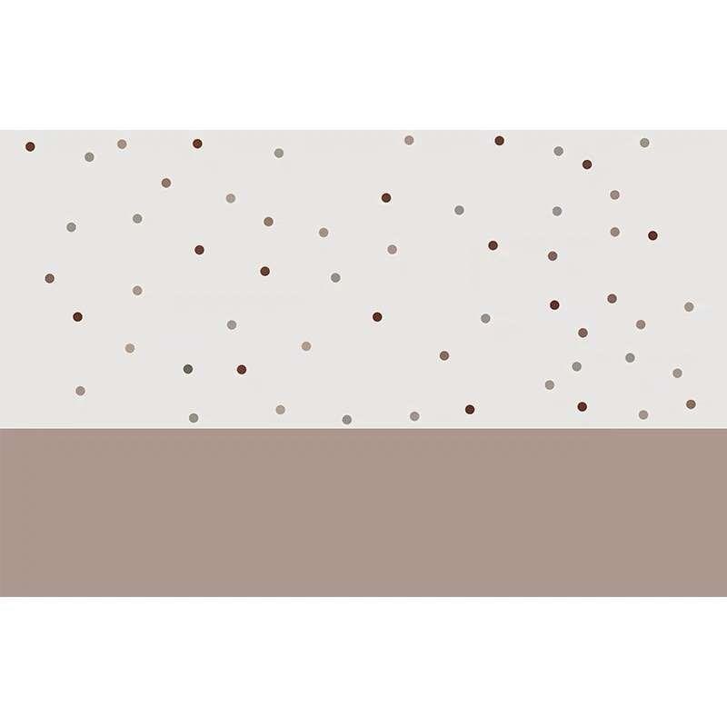 温馨波点墙纸男孩房间墙布简约儿童房壁卡通纸女孩卧室无纺布新品