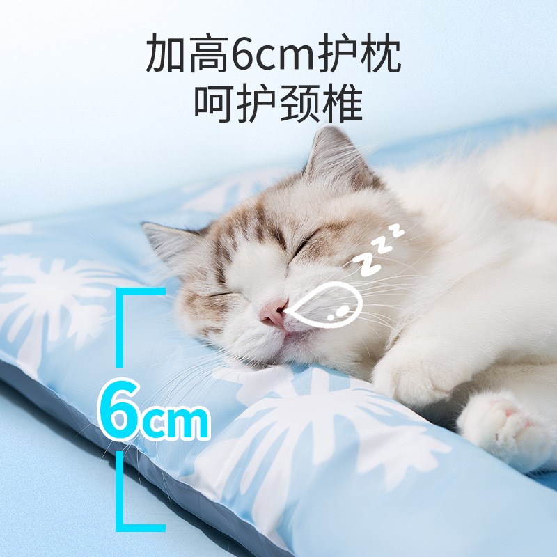 夏季降温垫子狗狗冰窝防撕咬猫咪睡垫狗窝凉席狗凉垫宠物冰垫夏天图片