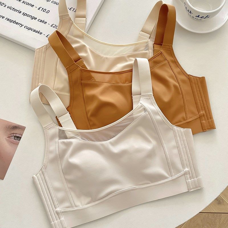 兔耳杯内衣女大胸显小收副乳防下垂薄款文胸罩调整型大码无痕夏季,女士内衣/男士内衣/家居服,文胸,淘宝优惠券,粉丝福利购,淘宝优惠卷