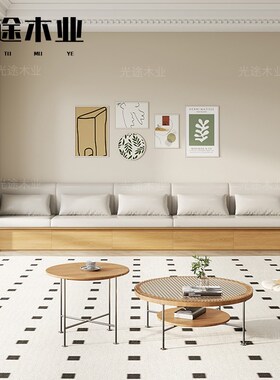 小户型高箱储物榻k榻米沙发两用现代简约客厅抽拉式卡座功能沙发