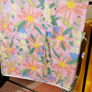 夏季 毯子 人造棉盖毯双层单人夏被三伏天空调被毯棉绸宿舍儿童薄款