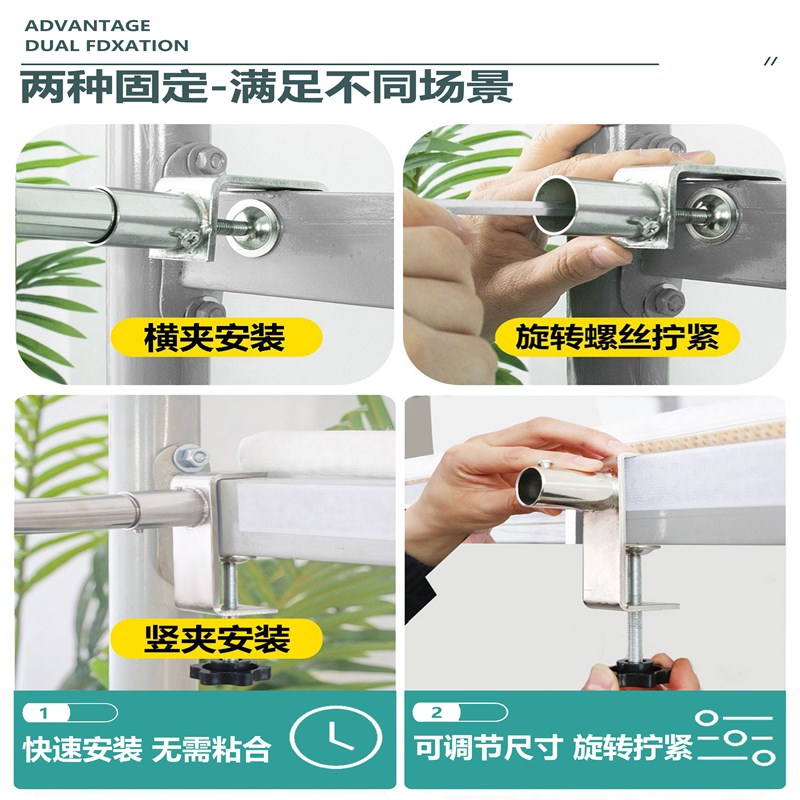 寝室宿舍u型外扩桌帘U滑轨大空间强遮光下铺上床下桌遮挡帘子