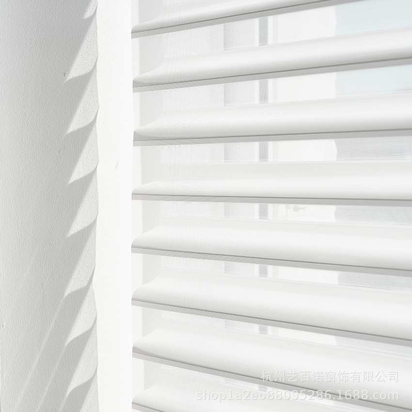 印花香格里拉帘遮光防晒儿童窗帘百叶客厅餐厅卧室书房免打孔升降