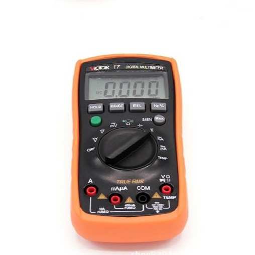 胜利仪器VC17 数字万用表 自动量程相对值测量带真有效值万用表