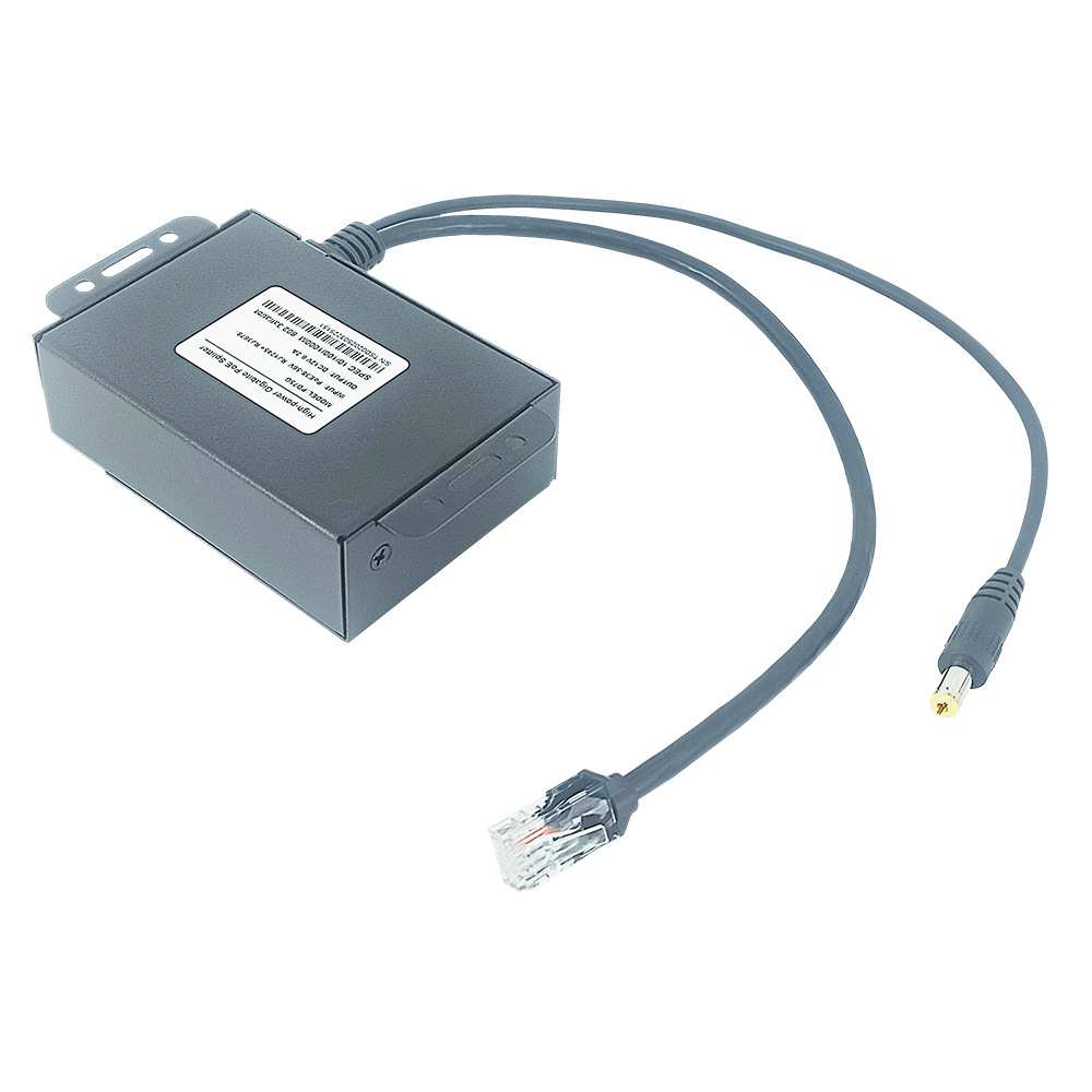 bt协议国标48V转DC12V19V24V36V超大功率60W千兆POE分离器 PD50G