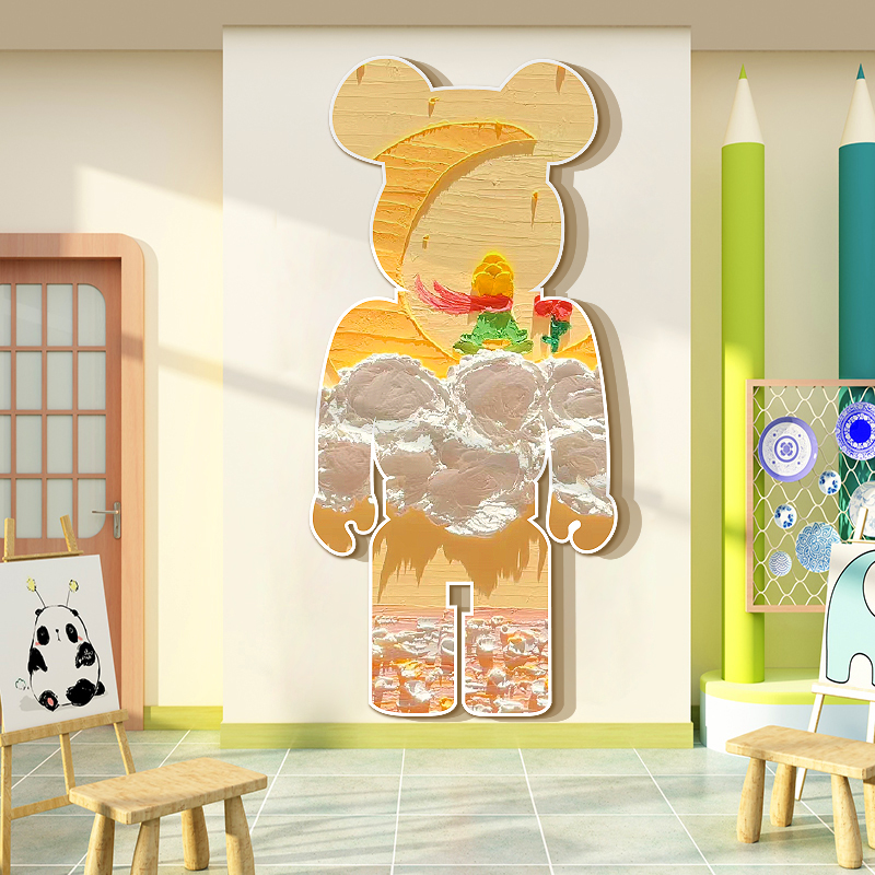 画室布置美术教室墙面装饰幼儿园环创主题墙成品环境材料班级文化