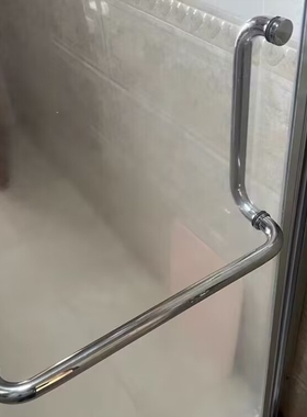 浴室卫生间c拉手 淋浴房推拉玻璃门拉手移门把手304不锈钢欧式L型